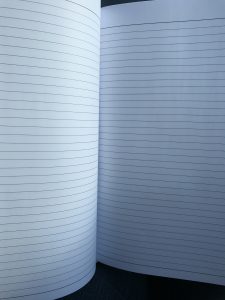 Blank journal pages