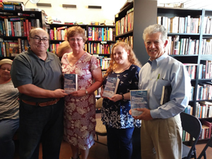 Partnering at Book Events | Janet Lynn and Will Zeilinger | A Slice of Orange