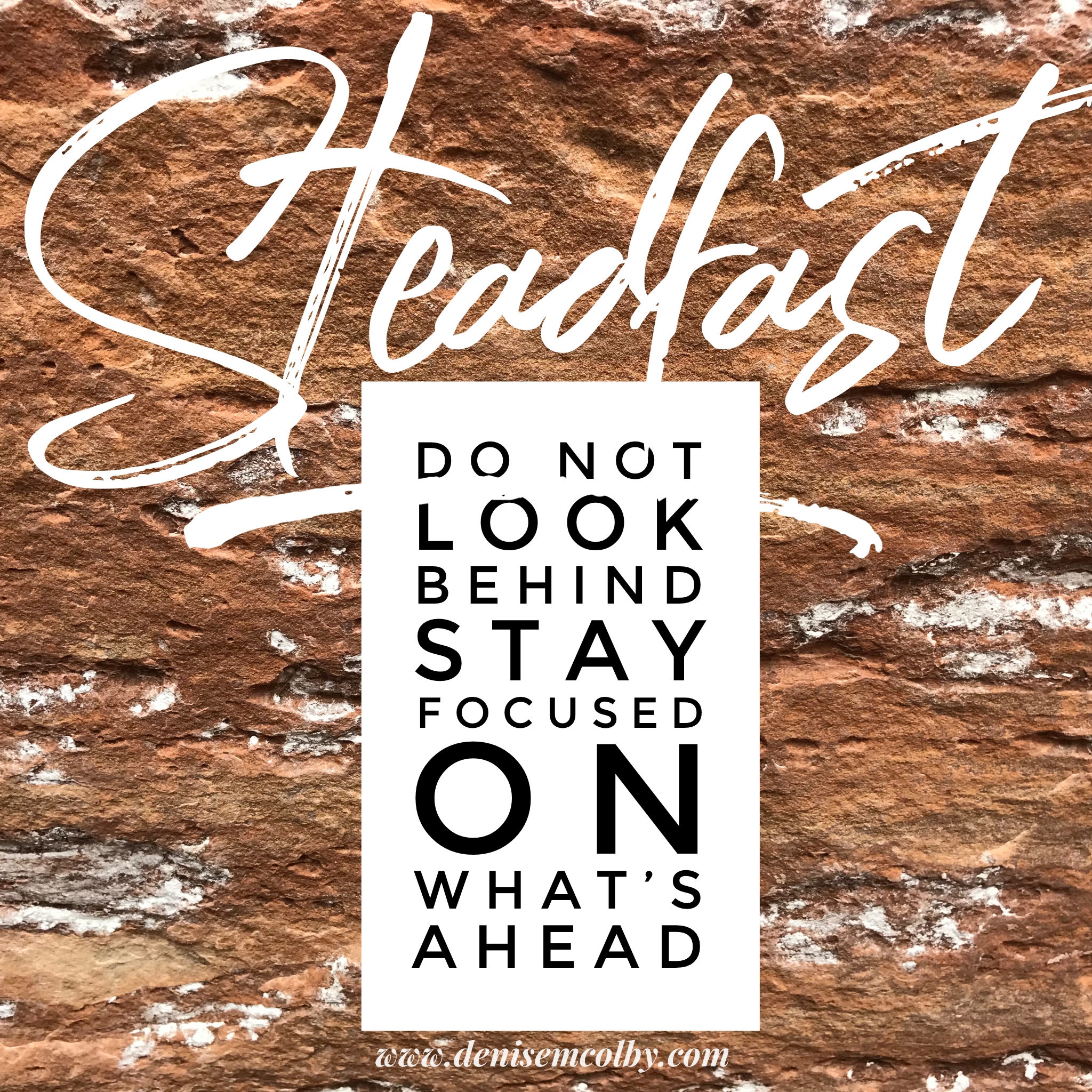 My Year to Be Steadfast | Denise M. Colby | A Slice of Orange