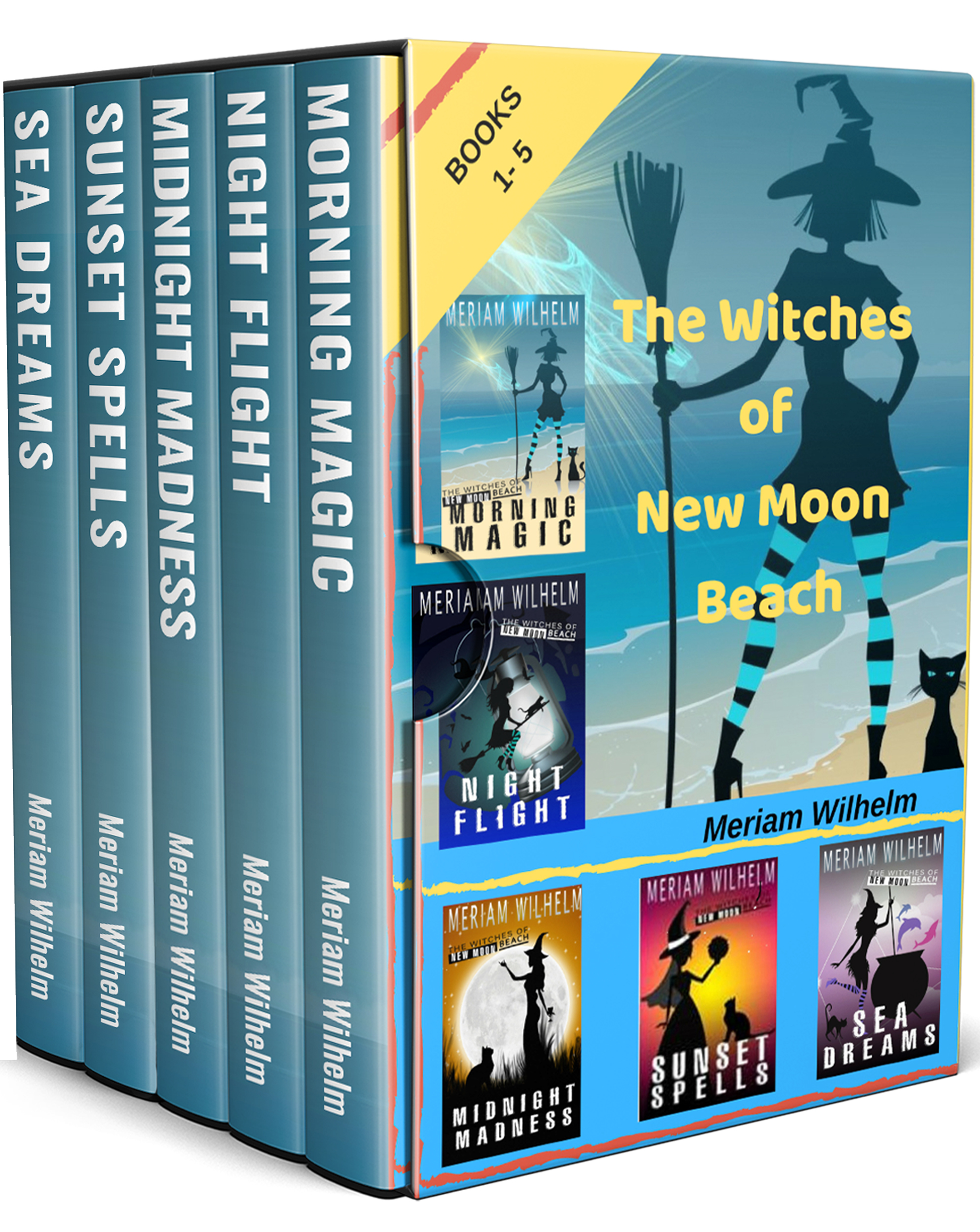 The Witches of New Moon Beach Boxed Set | Meriam Wilhelm | A Slice of Orange
