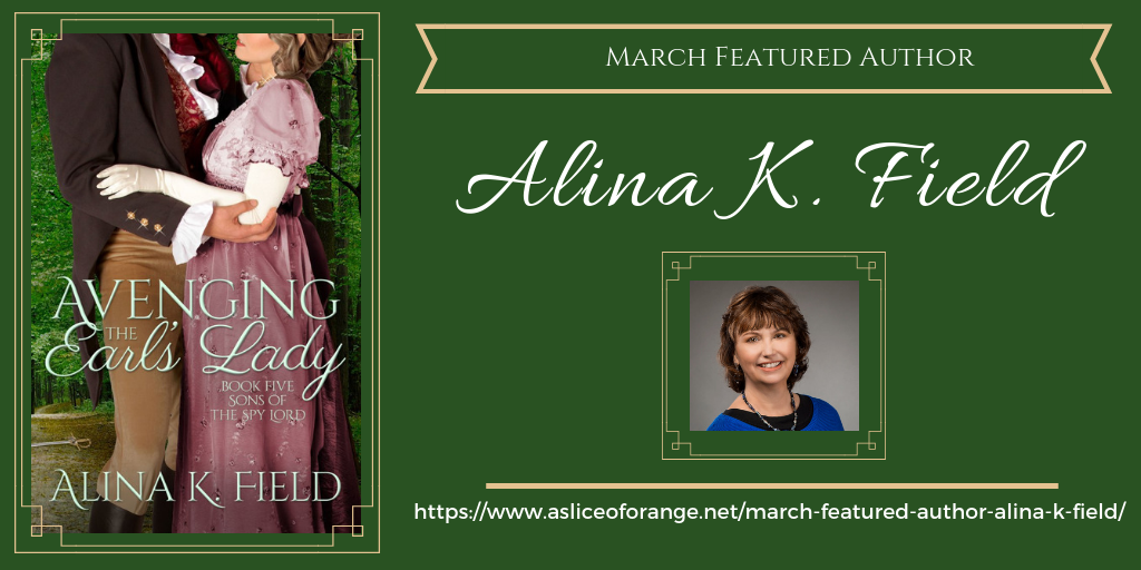 Marched Featured Author Alina K. Field | A Slice of Orange