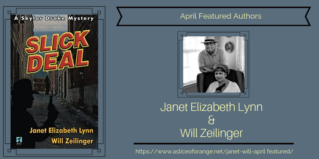 The cover of the book Slick Deal and authors Janet Eliabeth Lynn and Will Zeilinger
