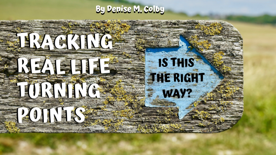 Wooden Arrow Sign pointing to right asking Is This The Right Way? Life is full of turning points blog post by Denise M. Colby