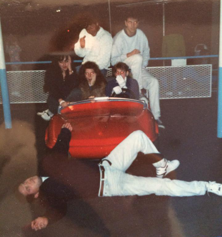 People on Autopia car at Disneyland 1992. This pic shows the night Denise M. Colby met her husband. She was not looking for love, but she found it.