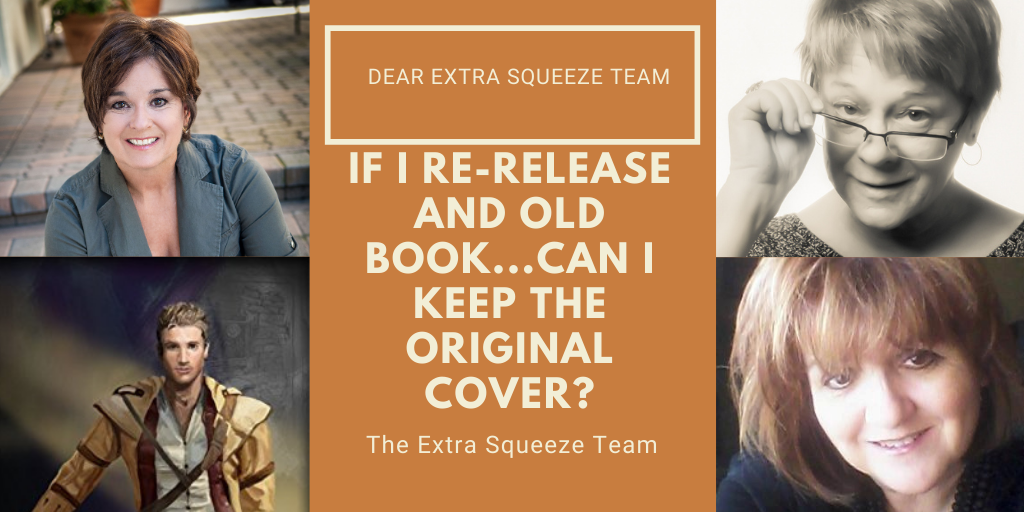 title with pictures of all four members of the extra squeeze group