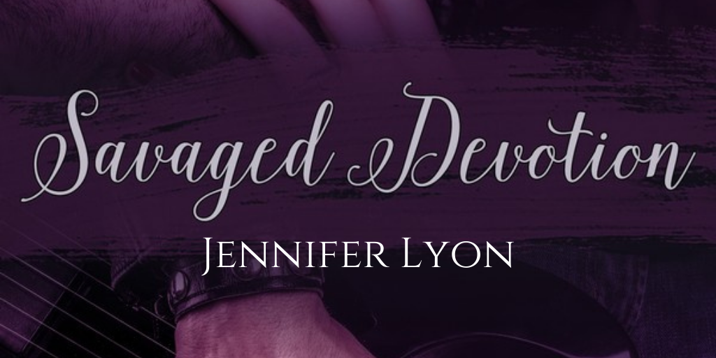 Cover title Savaged Devotion and author's name Jennifer Lyon