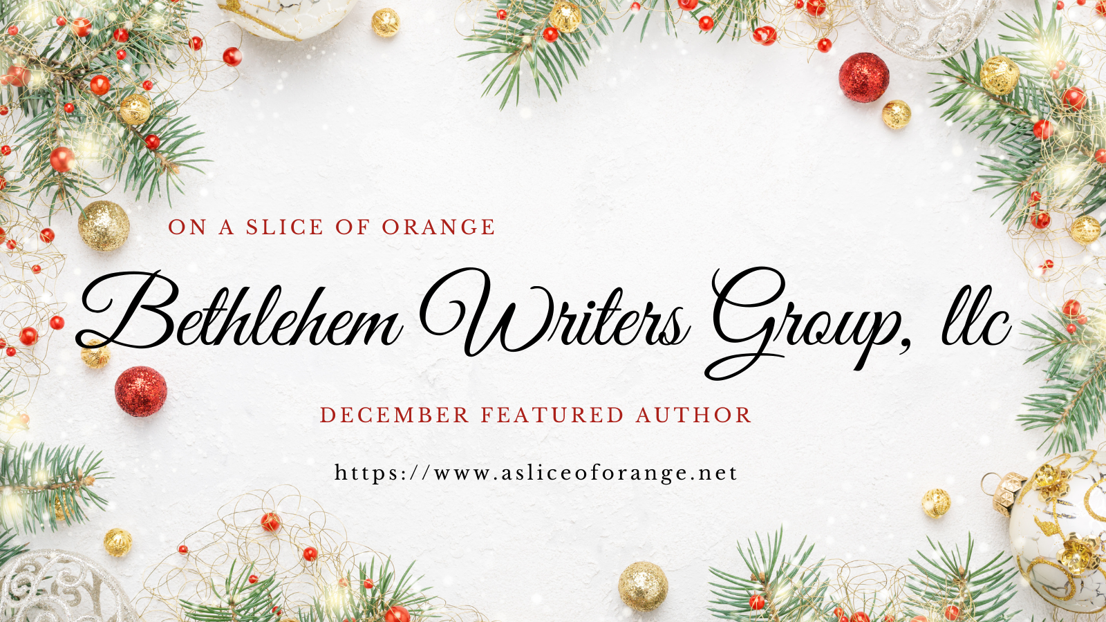 Christmas babbles surrounding the title of the post 