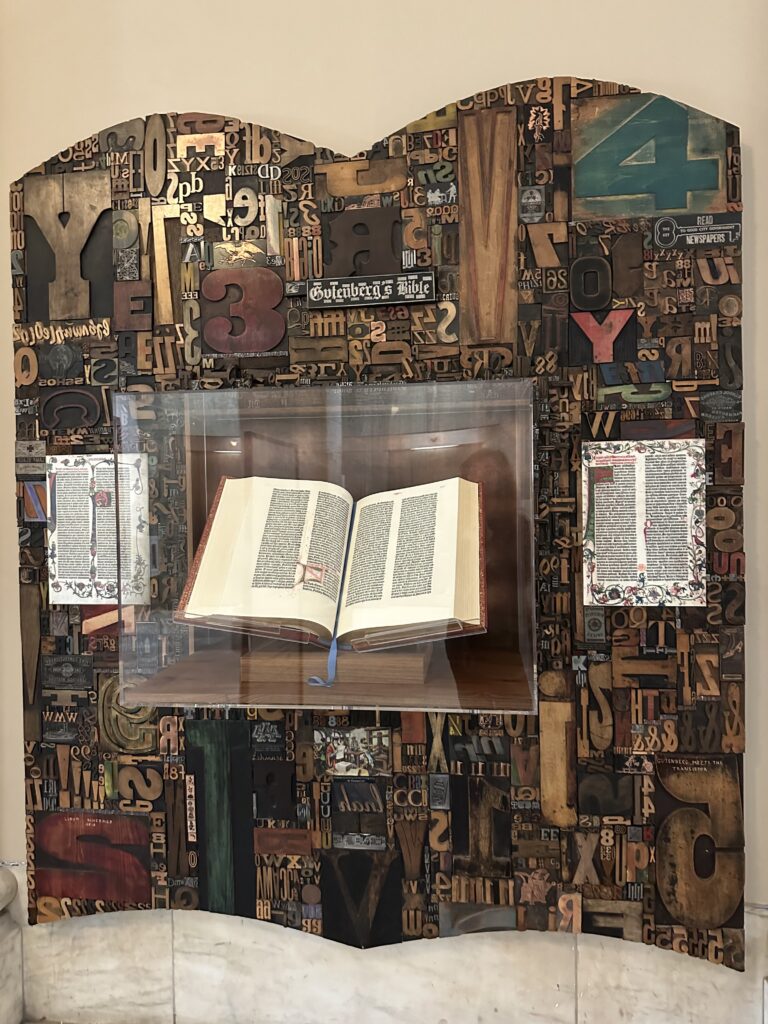 Gutenberg Bible at the New York City Library