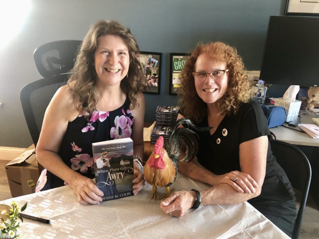 book signing event for when plans go awry and bert the rooster