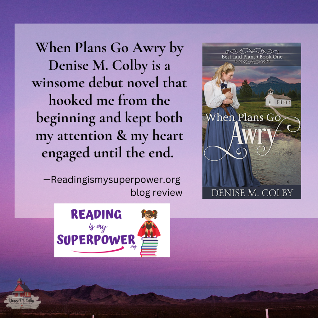 Reading is my superpower quote review When Plans go Awry happily ever after