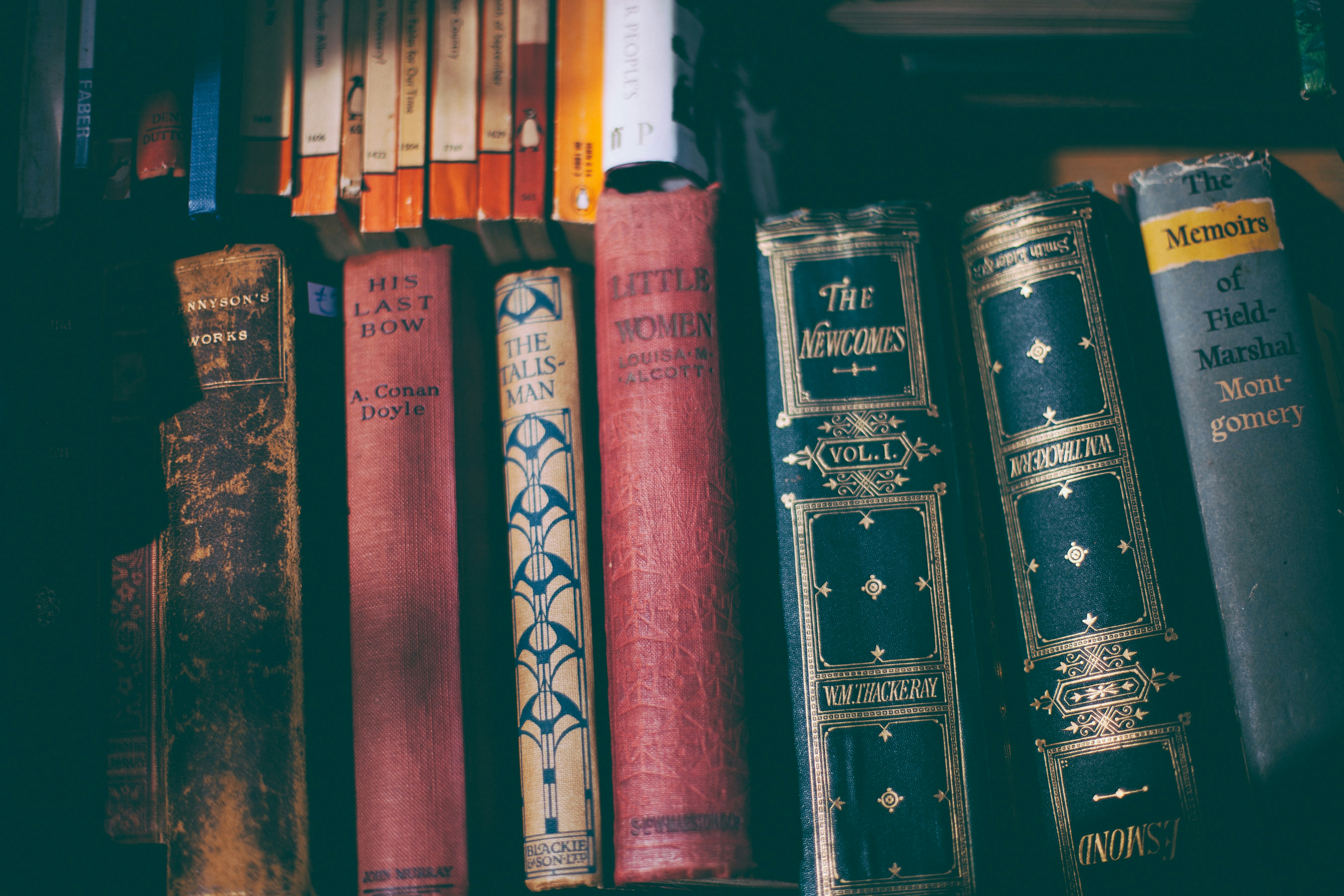 books on a shelf