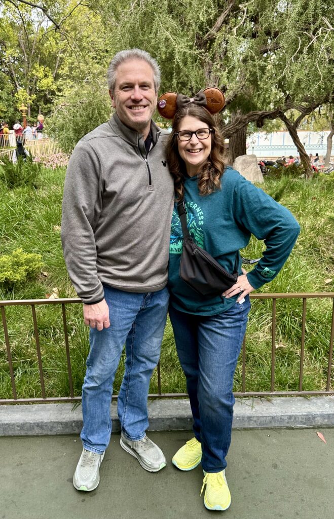 Ken and Denise Colby now, thirty years later at Disneyland