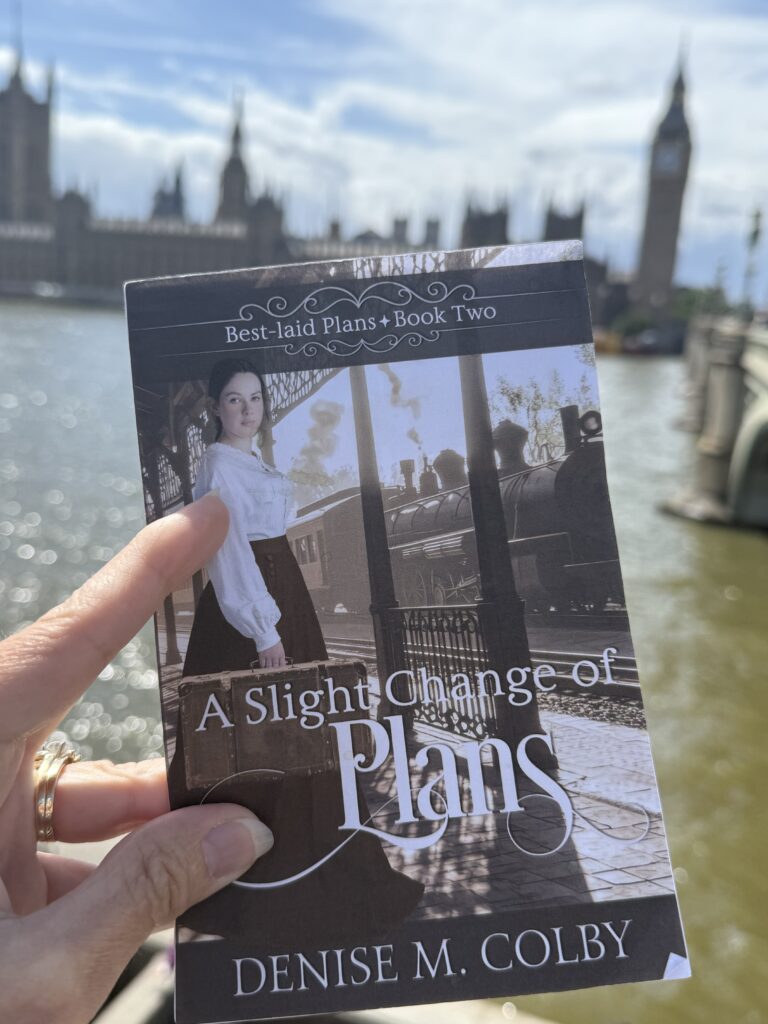 big ben in the background with a slight change of plans book release