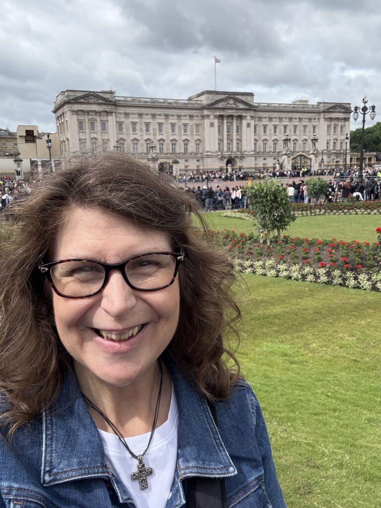 Buckingham Palace, London - writing research trip