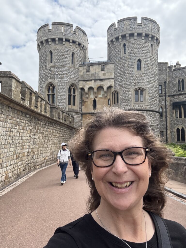 Windsor Castle in England writing research trip Denise M. Colby