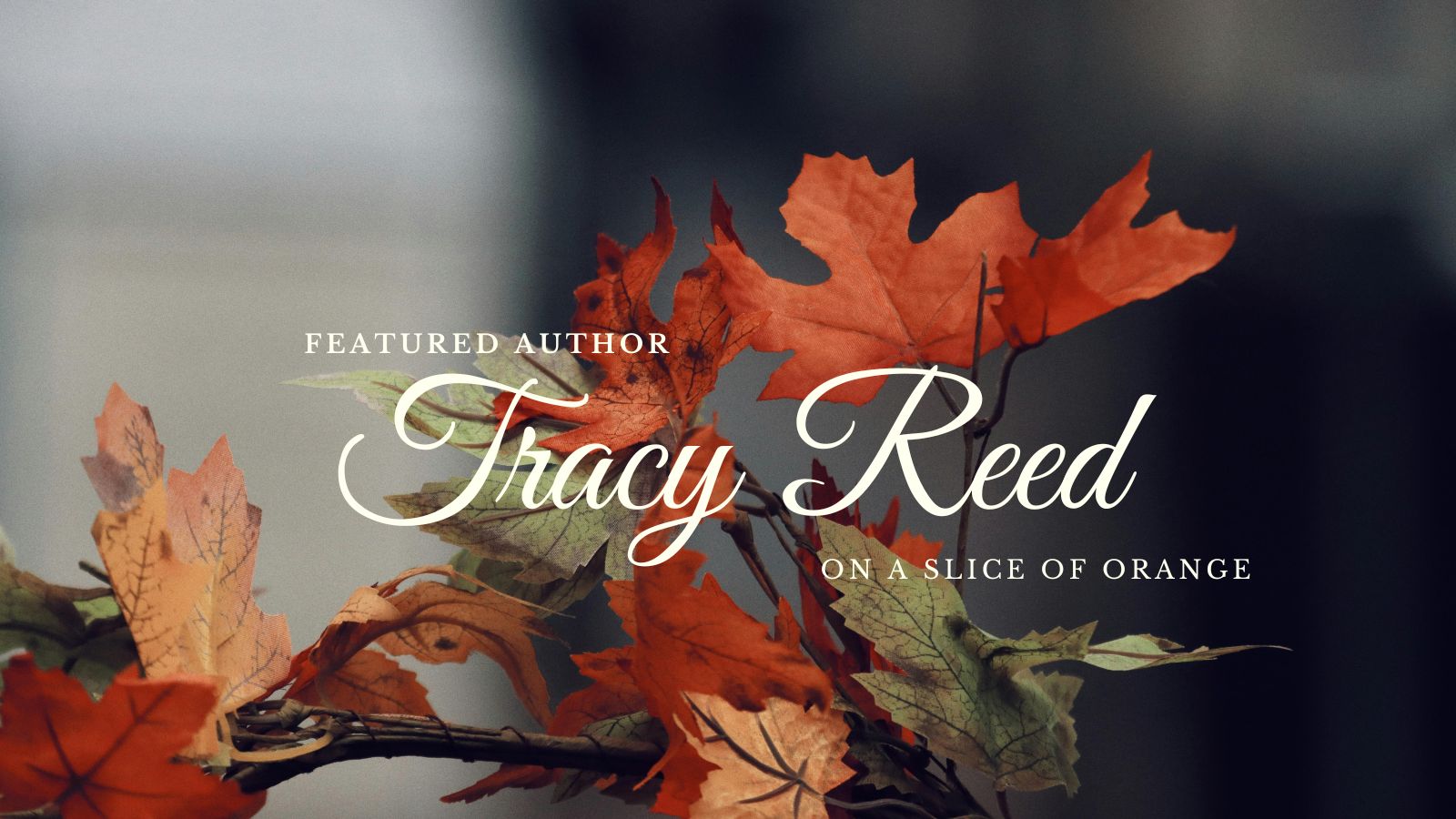 Tray Reed Tracy Reed: Our October Featured Author
